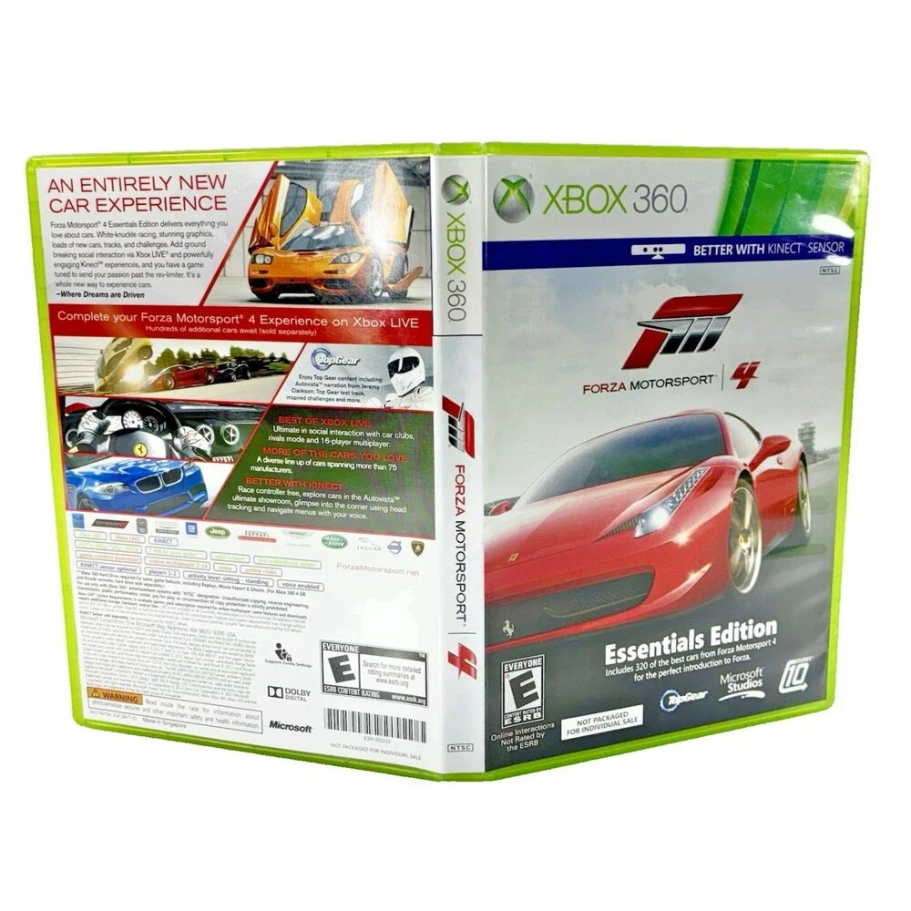 Forza Motorsport 4 Essentials Edition Xbox 360 Microsoft Studios Tested